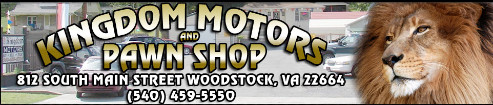 Kingdom Motors and Pawn Header